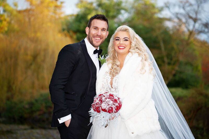 The happy couple. The happy couple.