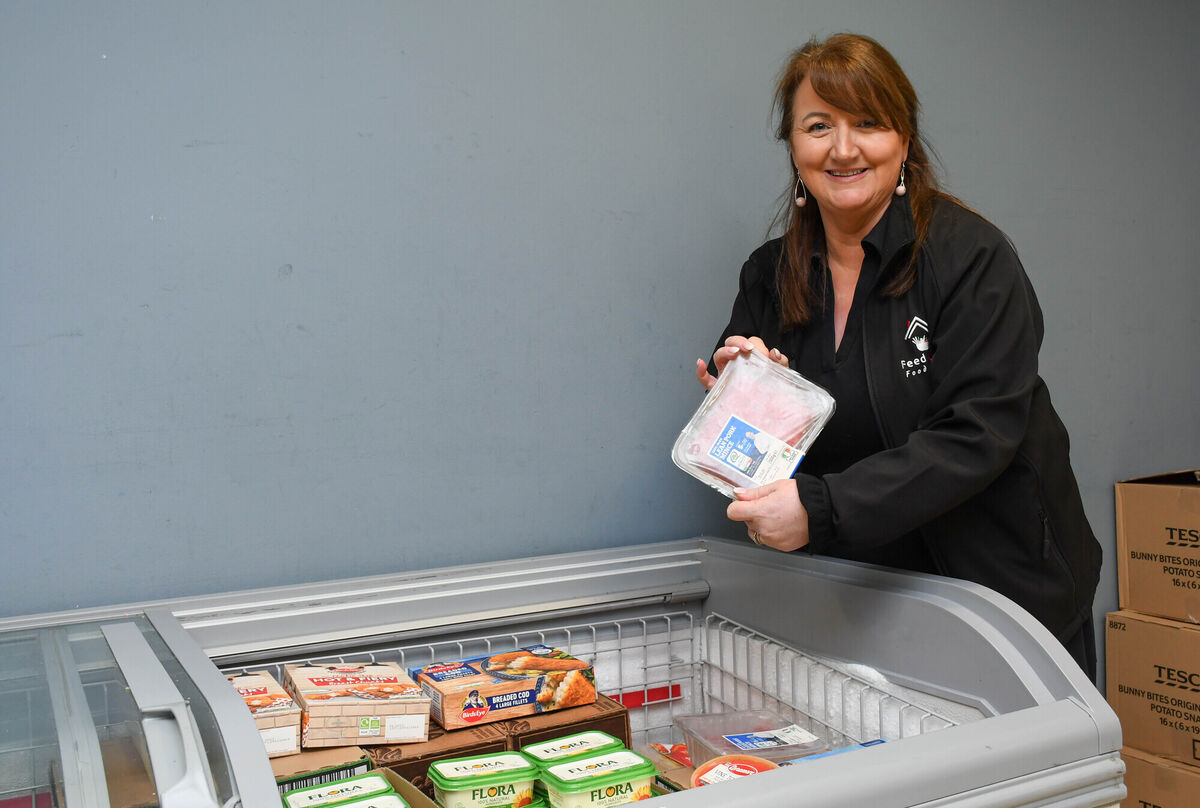 Director Sharon Mullins pictured with some of the many freezer products available at Feed Cork at Cork Church, Lower Oliver Plunkett Street. Picture: Howard Crowdy