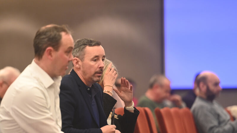 Dermot Usher officially starts as Declan Carey bows out as Cork City chairman
