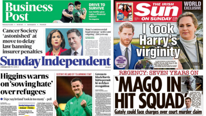 What the papers say: Sunday's front pages