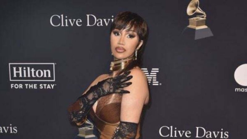 Cardi B pays tribute to Atlantic Records pair at pre-Grammys gala Cardi B pays tribute to Atlantic Records pair at pre-Grammys gala