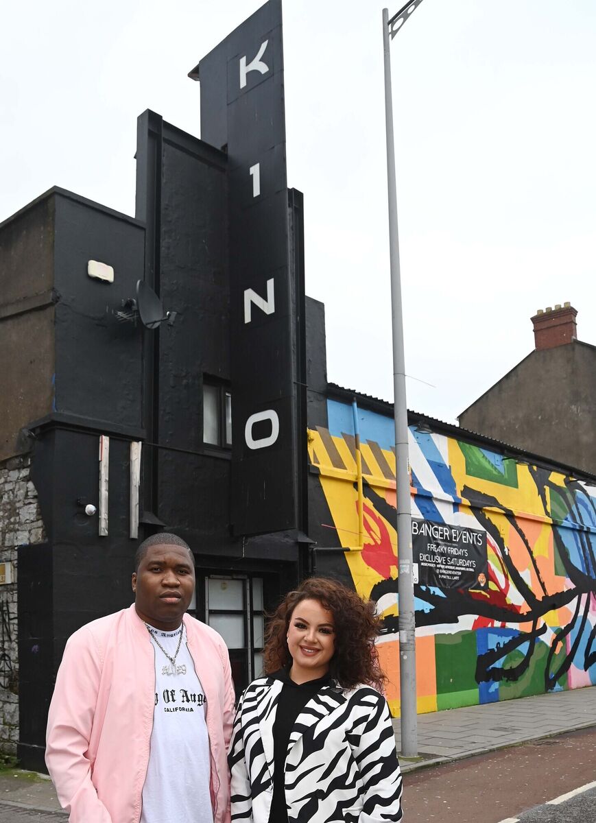 Gilberto Gomes and Chloe Gonzalez, co-directors, outside the Kino, Cork. Picture Denis Minihane.