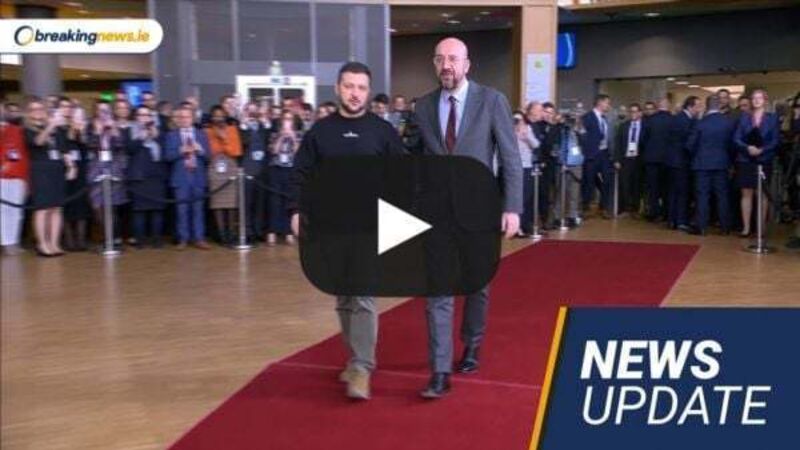 Video: Taoiseach to meet Volodymyr Zelenskiy; earthquake death toll exceeds 16,000