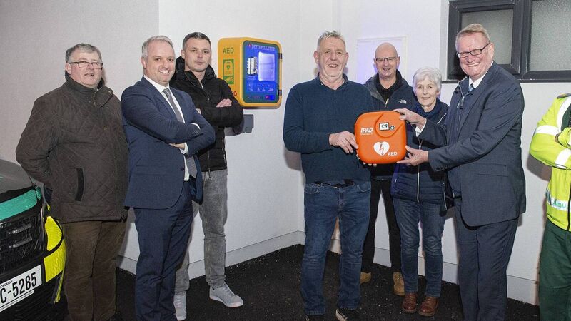 Port of Cork donates new community defibrillator to Cork village Port of Cork donates new community defibrillator to Cork village