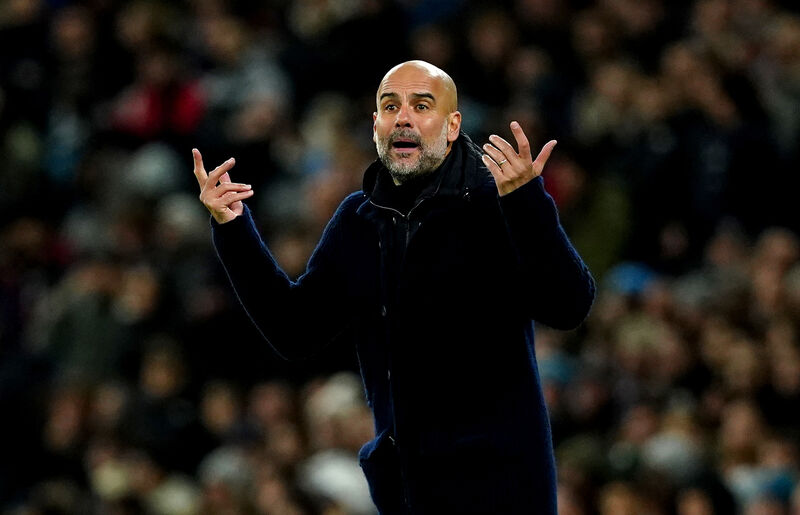 Will Manchester City manager Pep Guardiola stay with the club should City be found to have beached FFP rules. Picture: Martin Rickett/PA Wire.