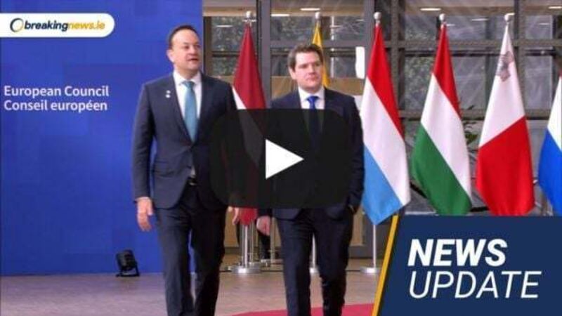Video: Darragh O'Brien defends rent subsidies; Volodymyr Zelenskiy in Brussels