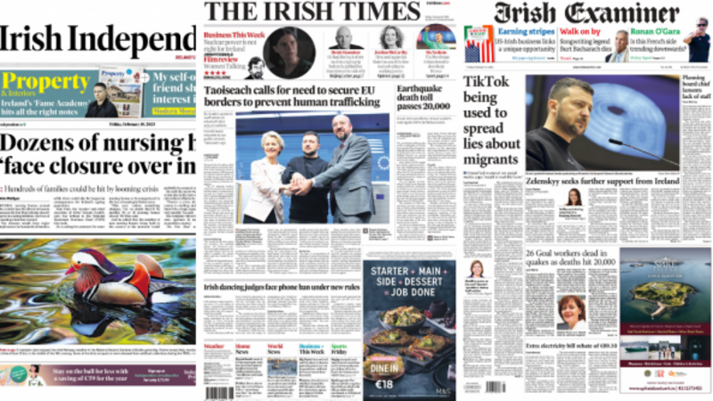 What the papers say: Friday's front pages What the papers say: Friday's front pages