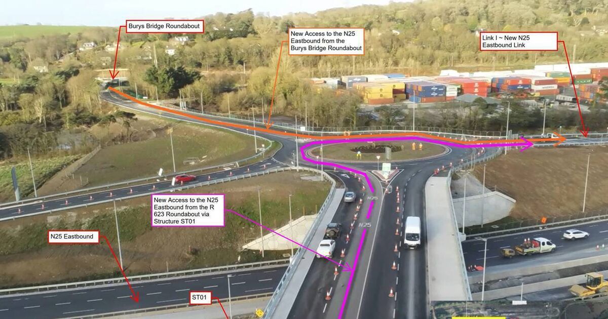 WATCH: New link road opens at Dunkettle Interchange as work on upgrade project continues - Vimarsana News