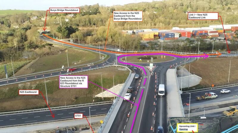 WATCH: New link road opens at Dunkettle Interchange as work on upgrade project continues