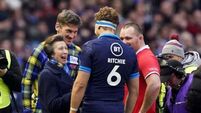 Scotland v Wales match ball handed over after Doddie Weir 555-mile charity ride