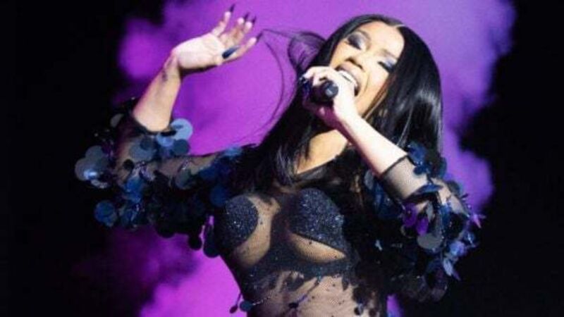Cardi B joins the crowd at pre-Super Bowl concert