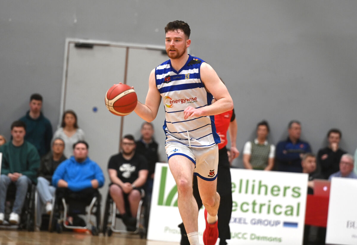  Jordan Blount on the ball for Energywise Ireland Neptune. Picture: Larry Cummins