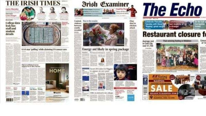 What the papers say: Tuesday's front pages