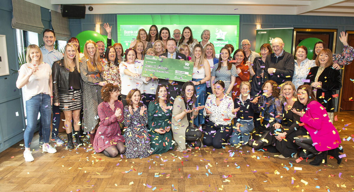 The ‘Seomra 22’ syndicate is made up of staff from St Colman's Community College in Midleton