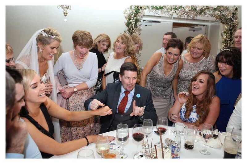 Ger Kearney doing some after dinner magic.
