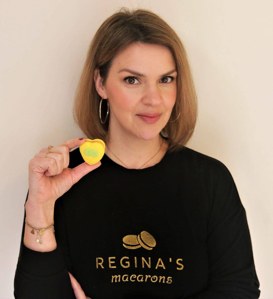 Regina Rilov of Regina's Macarons Regina Rilov of Regina's Macarons