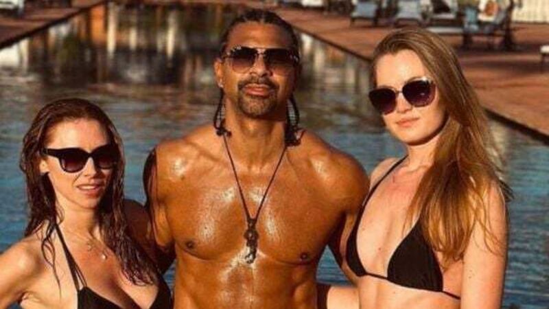 David Haye calls Una Healy and Sian Osborne 'Queens in my life' in Valentine's post