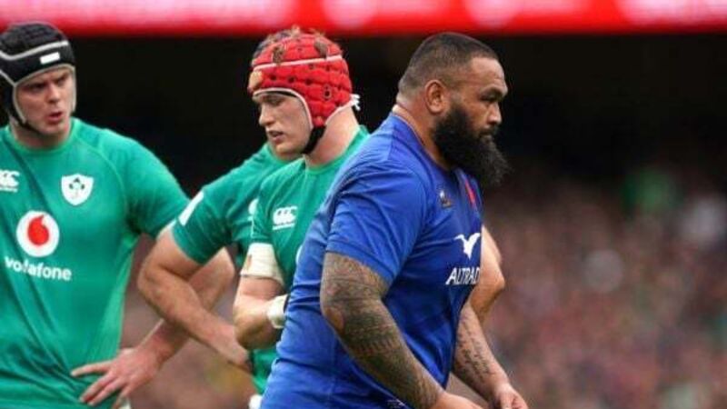 France prop Uini Atonio given three-game ban for high tackle on Rob Herring