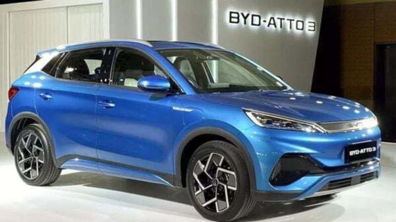 Chinese electric car brand BYD to enter Irish market this year