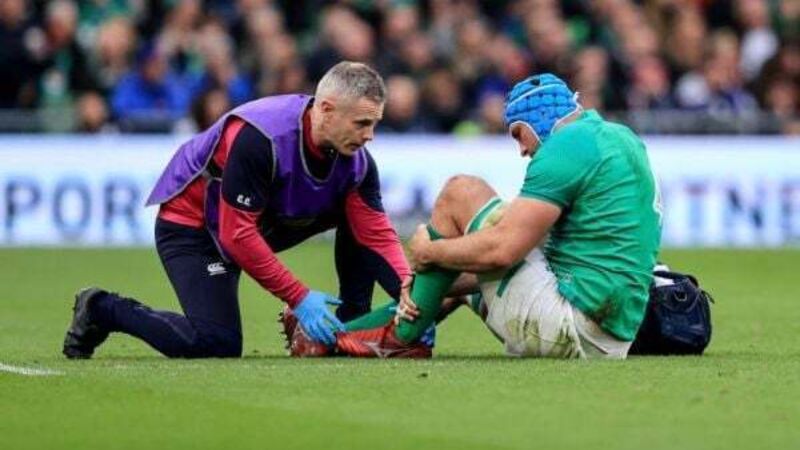 Major injury blow for Ireland with Tadhg Beirne sidelined by ankle issue