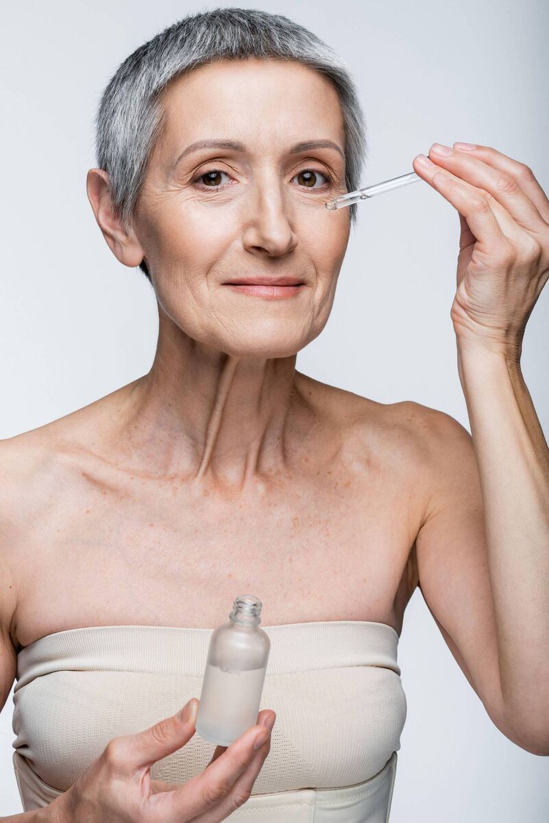 There are products that can help your skin during menopause. There are products that can help your skin during menopause.