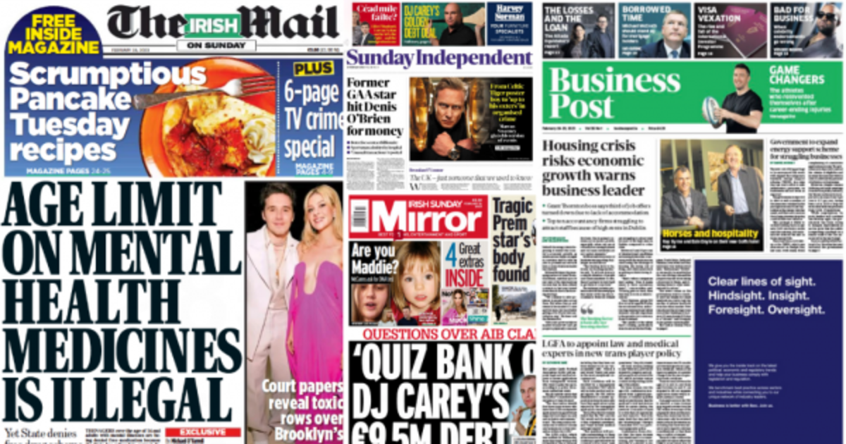 What the papers say: Sunday's front pages - Vimarsana News