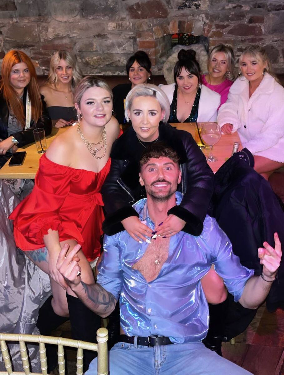 Patrick with some of the team from Edit Hairclub, MacCurtain . Patrick with some of the team from Edit Hairclub, MacCurtain .