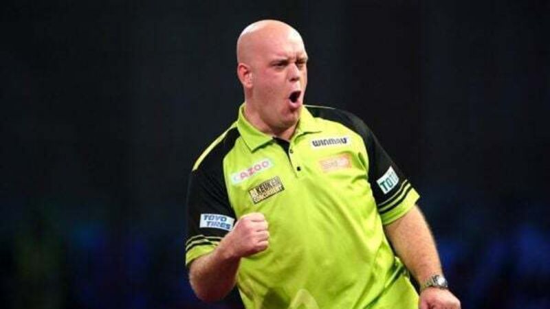 Michael van Gerwen holds nerve to edge out Gerwyn Price in Dublin thriller Michael van Gerwen holds nerve to edge out Gerwyn Price in Dublin thriller