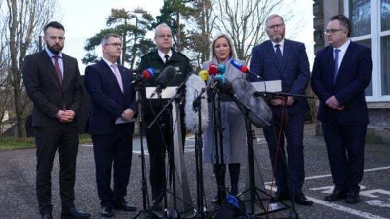 Stormont leaders ‘united as one voice’ to condemn shooting of senior detective Stormont leaders ‘united as one voice’ to condemn shooting of senior detective
