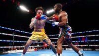 Floyd Mayweather fails to knock out Aaron Chalmers in exhibition bout
