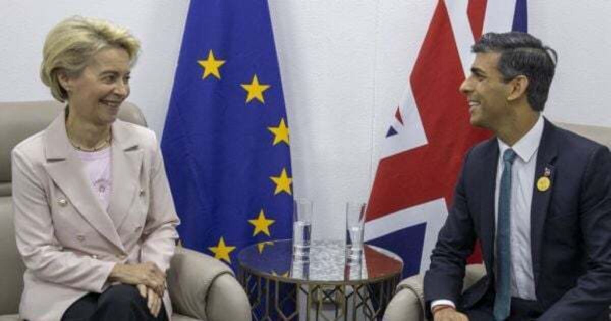 Von der Leyen and Sunak to hold face-to-face talks on protocol - Vimarsana News