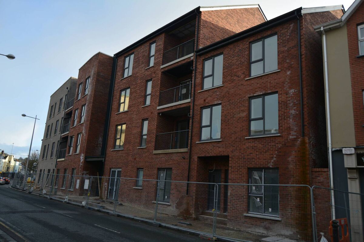 Apartment scheme on a site straddling the Blackpool bypass and the main thoroughfare through Blackpool in a laneway known as Corkeran’s Quay. Apartment scheme on a site straddling the Blackpool bypass and the main thoroughfare through Blackpool in a laneway known as Corkeran’s Quay.