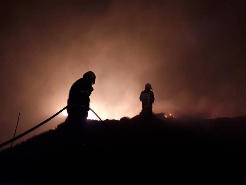 Mount Gabriel fire. Pic: Cork County Council.