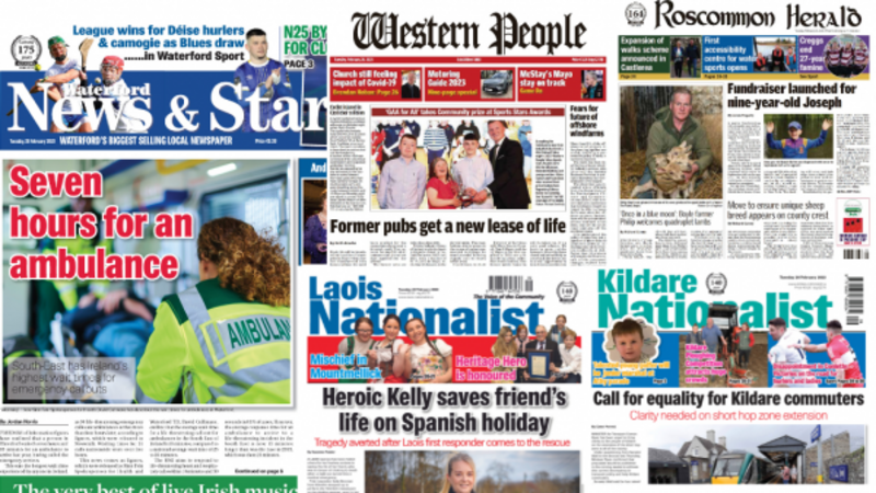 What the regional papers say: Ambulance wait times and quadruplet lambs What the regional papers say: Ambulance wait times and quadruplet lambs