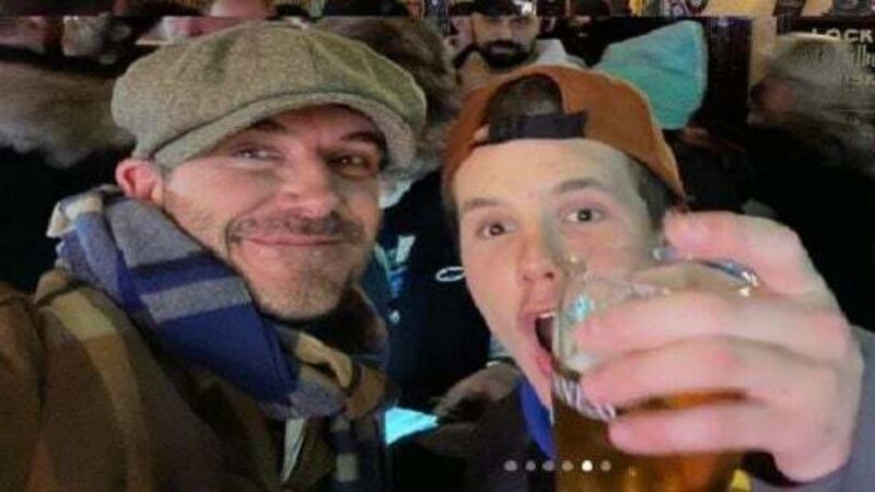 David Beckham celebrates son Cruz's 18th birthday in famous Dublin pub David Beckham celebrates son Cruz's 18th birthday in famous Dublin pub