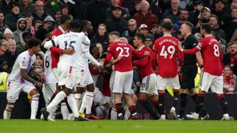Man United and Crystal Palace both fined £55,000 for failing to control players