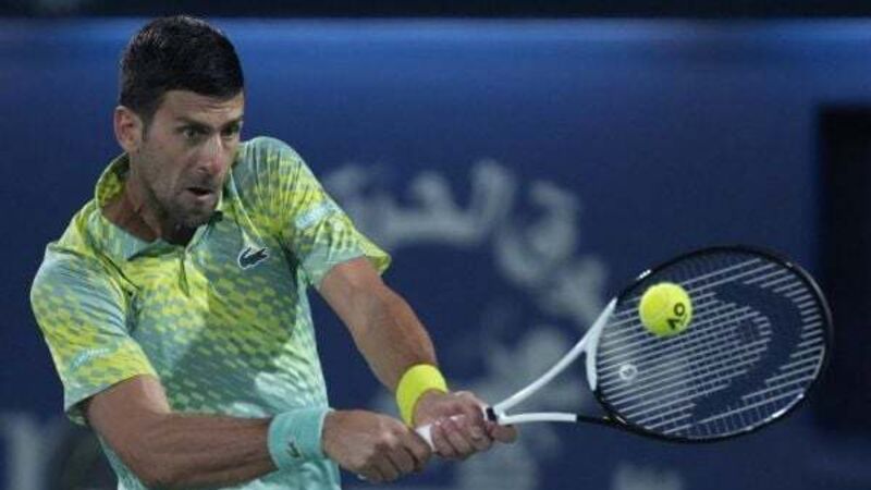 Novak Djokovic steps up a gear to breeze past Tallon Griekspoor in Dubai