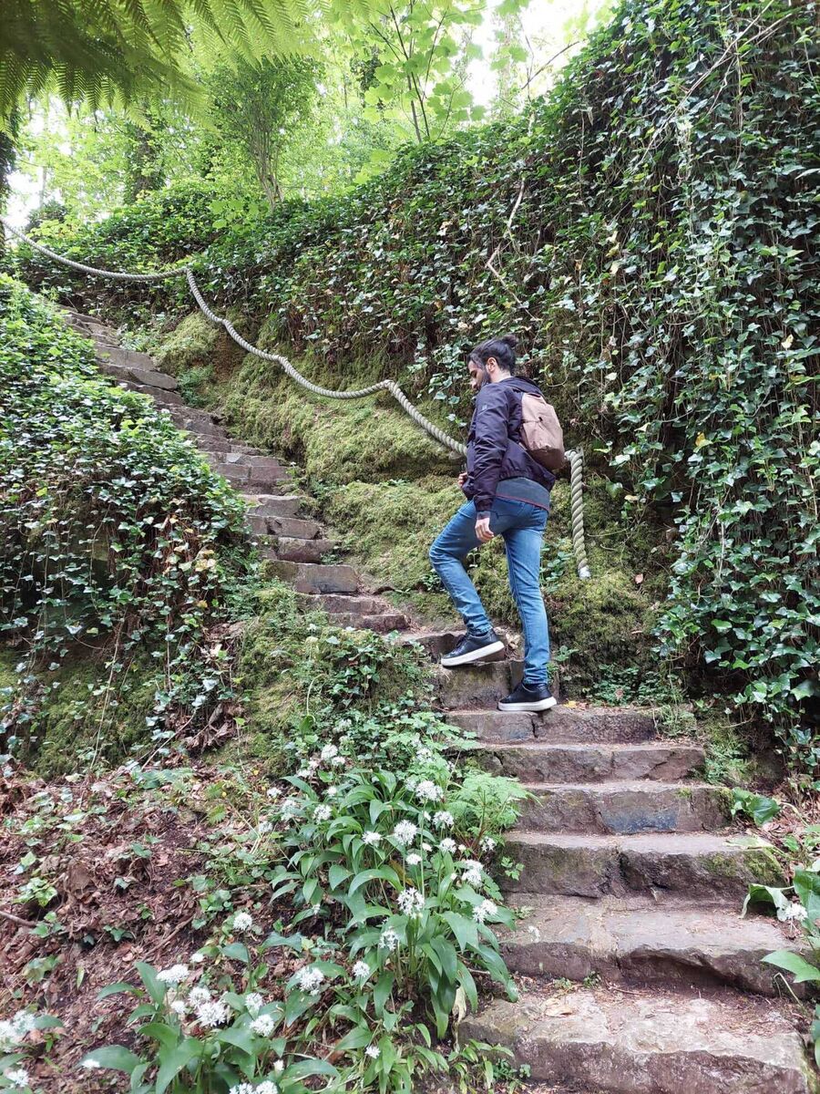 Gennaro Rotondo enjoying a hike.  Gennaro Rotondo enjoying a hike.