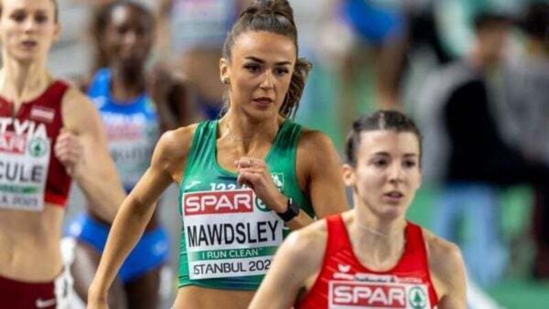 Ireland's Sharlene Mawdsley qualifies for semi-finals at Euro Indoor Championships