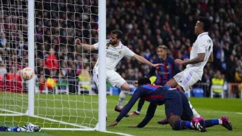 Eder Militao own goal gives Barcelona the upper hand in Copa del Rey semi-final