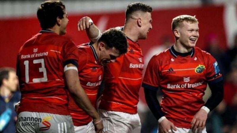 Munster edge frenetic clash with Scarlets to maintain bid for top-four finish