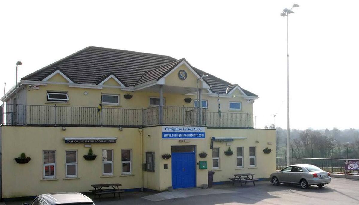 Carrigaline United's Ballea Park clubhouse. Picture: Howard Crowdy