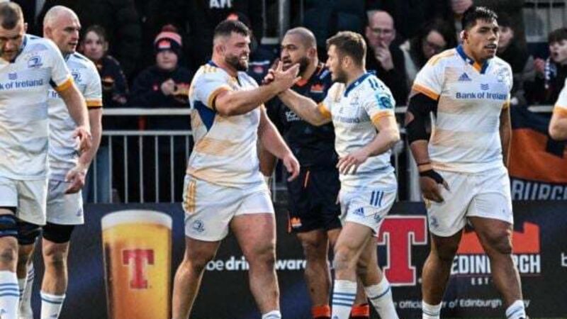 Leinster overpower Edinburgh and maintain winning run Leinster overpower Edinburgh and maintain winning run