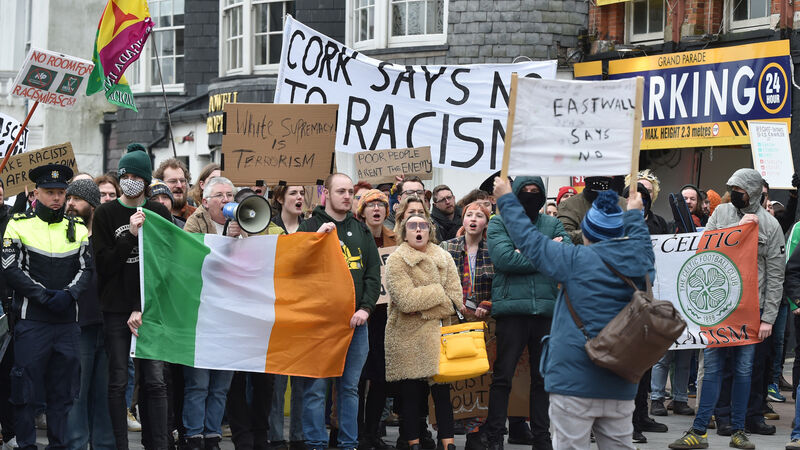 Long read: 'No to racism' voices loudest on day of rallies in Cork city 