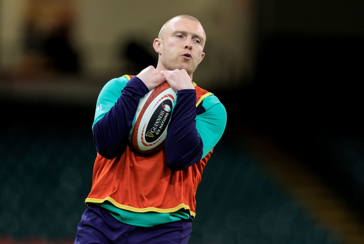 Keith Earls in training. Picture: INPHO/Dan Sheridan