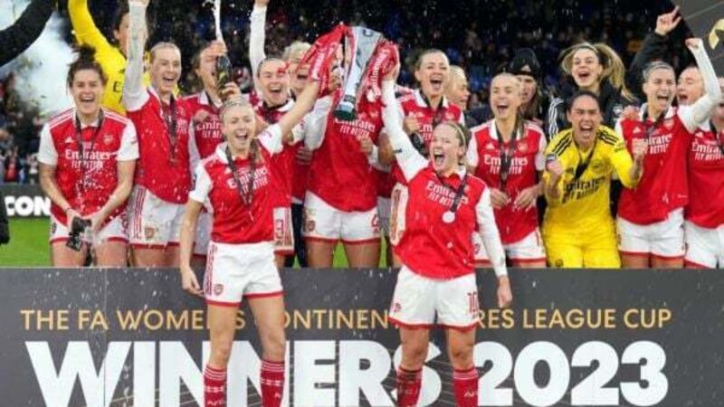 Women’s League Cup: Arsenal end trophy wait with victory over Chelsea