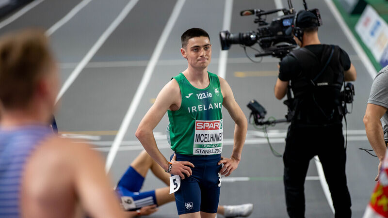 Brilliant effort from Cork runner Darragh McElhinney sees him come agonisingly close to European medal