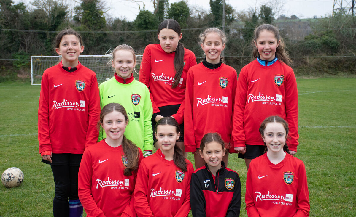 Leeside who played against Douglas Hall in the CWSSL U12 Plate quarter final match in Leeside Park recently. Picture: Howard Crowdy