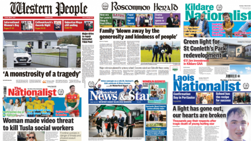 What the local papers say: Castlebar murder investigation; North Quays project underway What the local papers say: Castlebar murder investigation; North Quays project underway