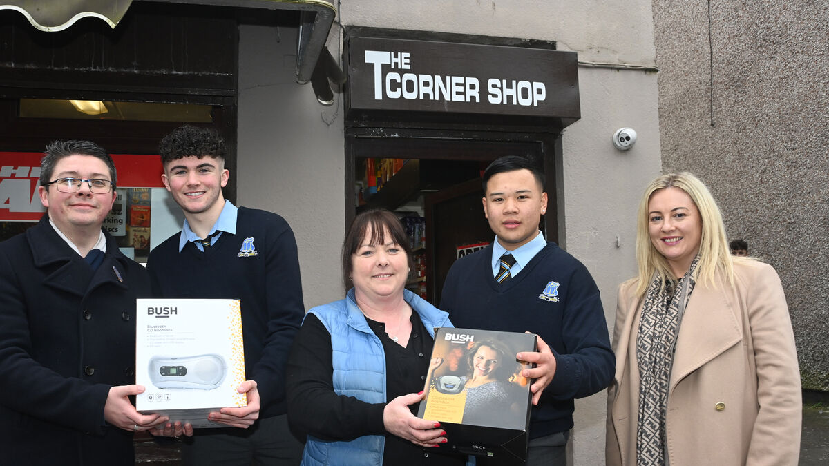 Donation from sweet shop owner helps Cork city school purchase CD players for students